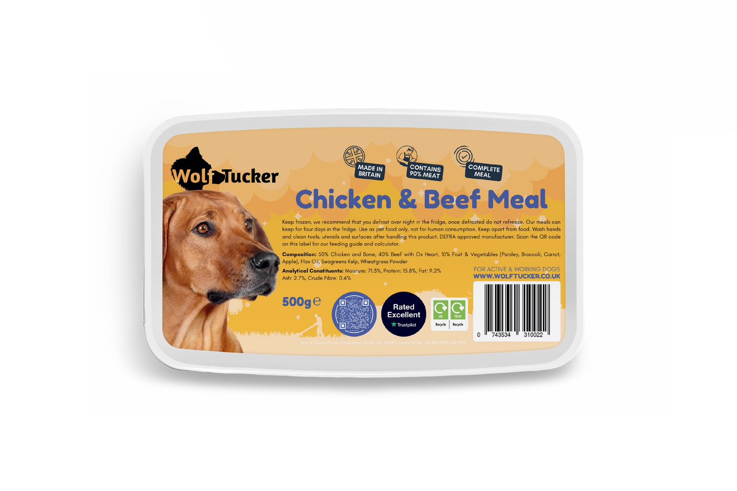 Chicken & Beef Meal (500g)