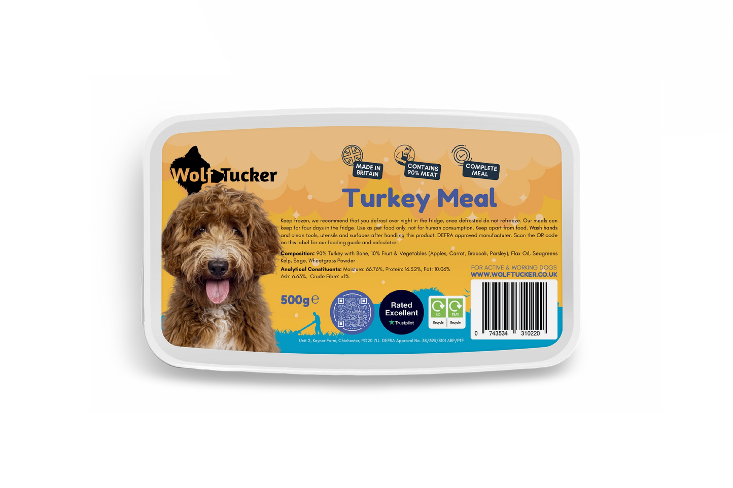 Turkey Meal with Sage (500g)