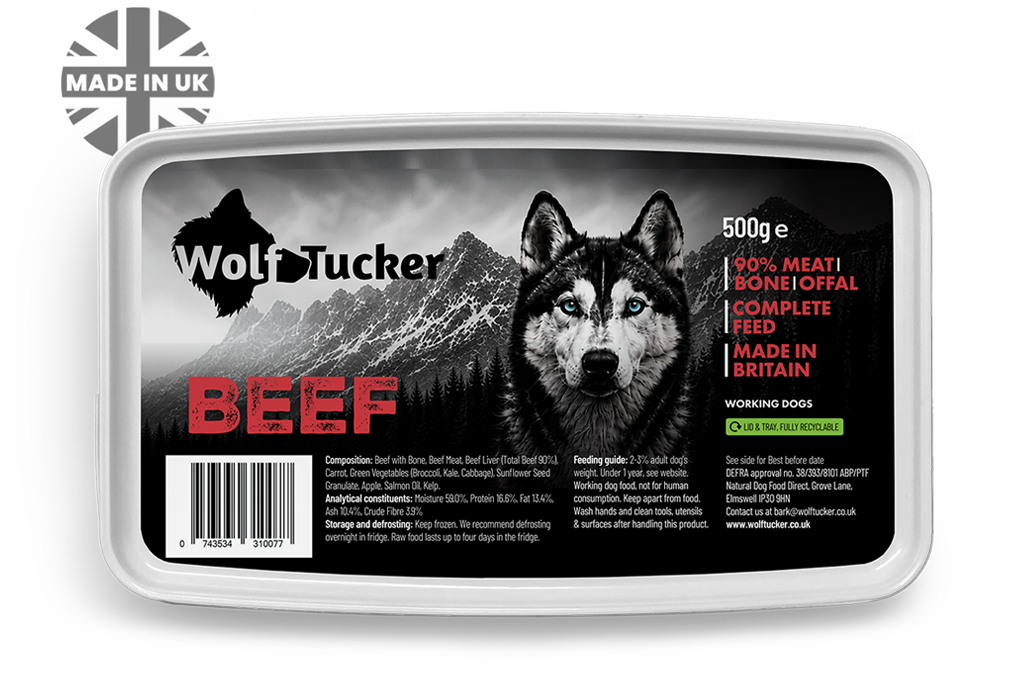 Wolf Tucker Working Dog Beef