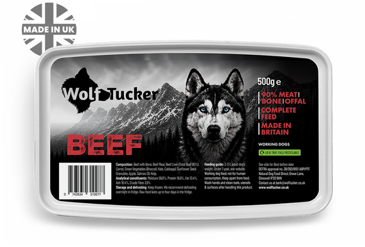 Wolf Tucker Working Dog Beef