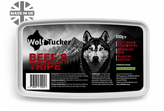 Wolf Tucker Working Dog Beef & Tripe