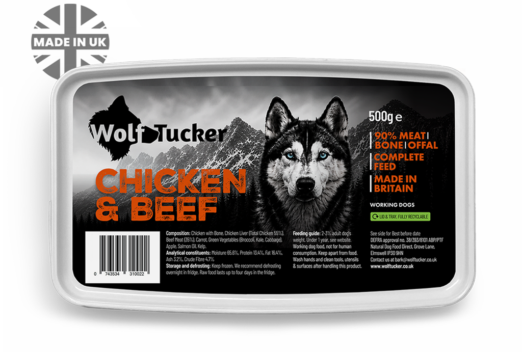 Wolf Tucker Working Dog Chicken & Beef