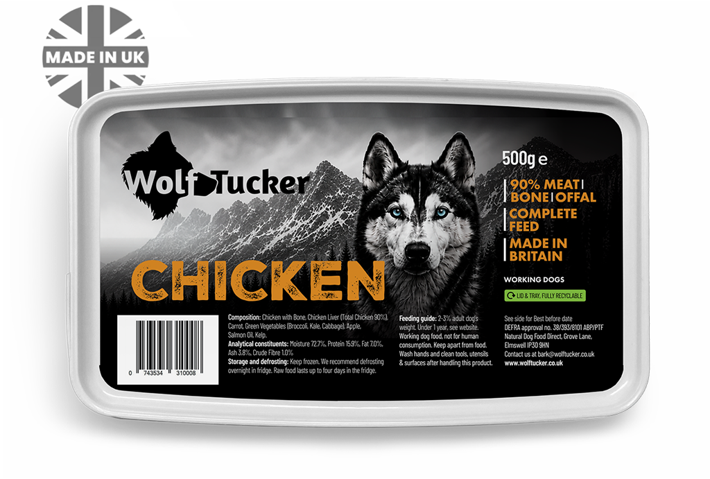 Wolf Tucker Working Dog Chicken