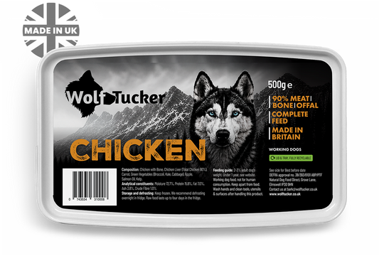 Wolf Tucker Working Dog Chicken
