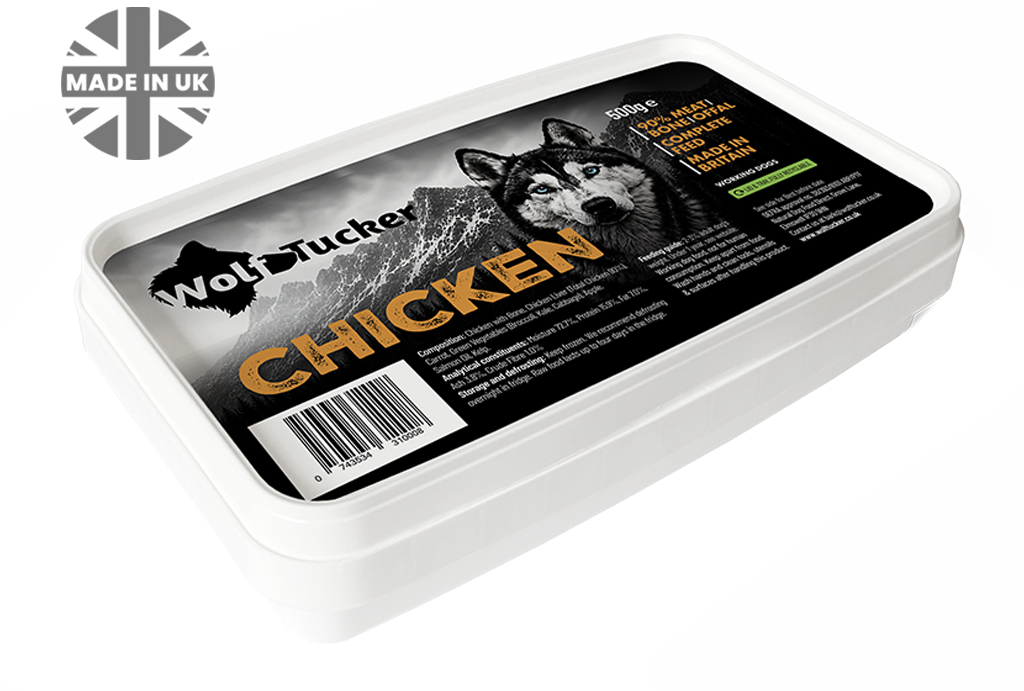 Wolf Tucker Working Dog Chicken