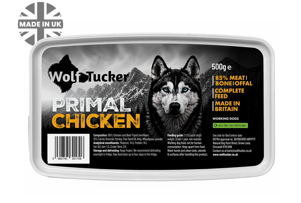 Wolf Tucker Working Dog Primal Chicken