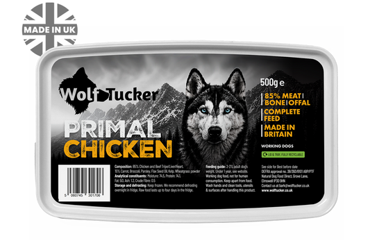 Wolf Tucker Working Dog Primal Chicken