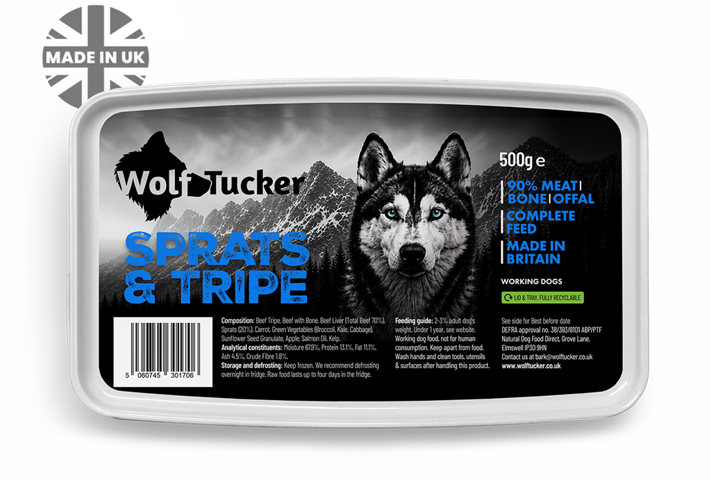 Wolf Tucker Working Dog Sprats & Tripe