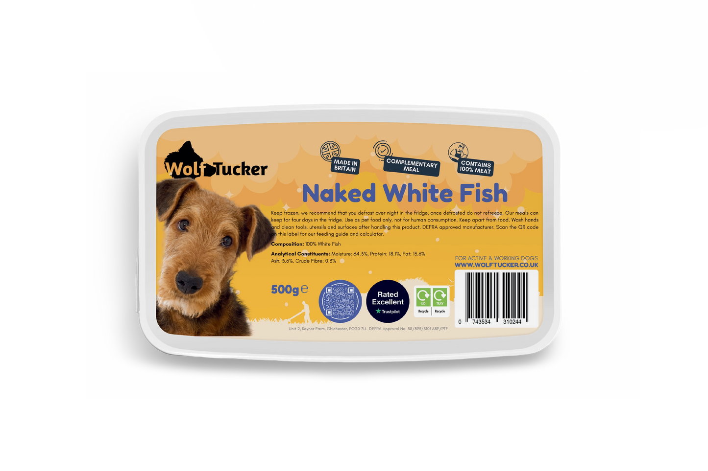 Naked White Fish (500g)