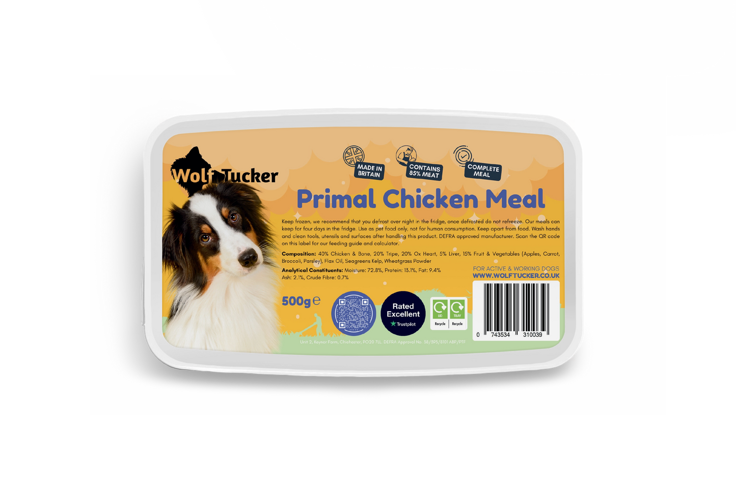 Primal Chicken Meal (500g)