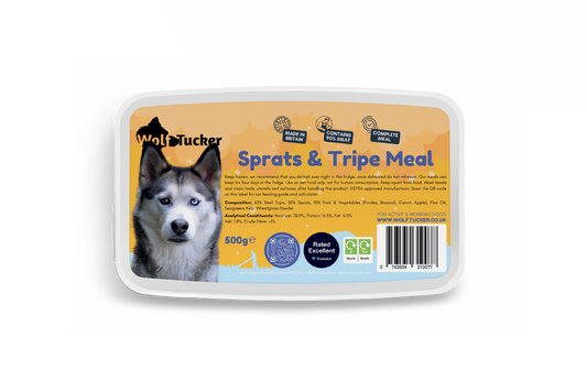 Sprats & Tripe Meal (500g)