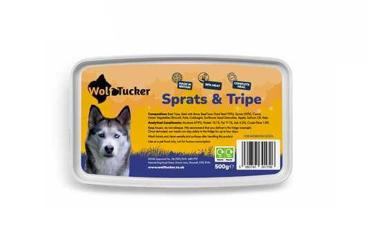Sprats & Tripe Meal (500g)