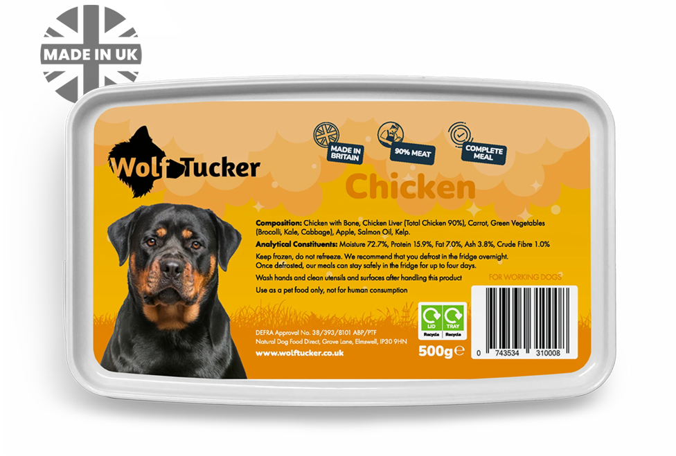 Wolf Tucker Working Dog Chicken & Beef