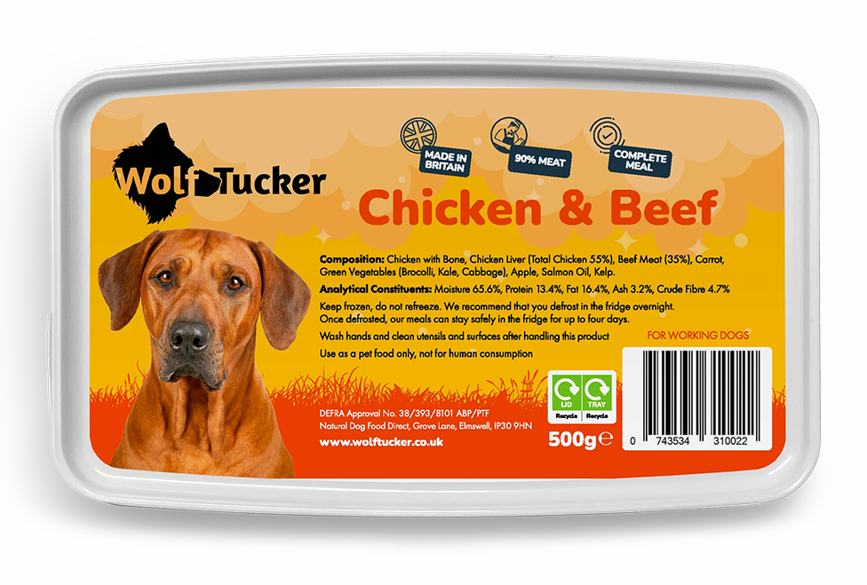 Wolf Tucker Working Dog Chicken & Beef