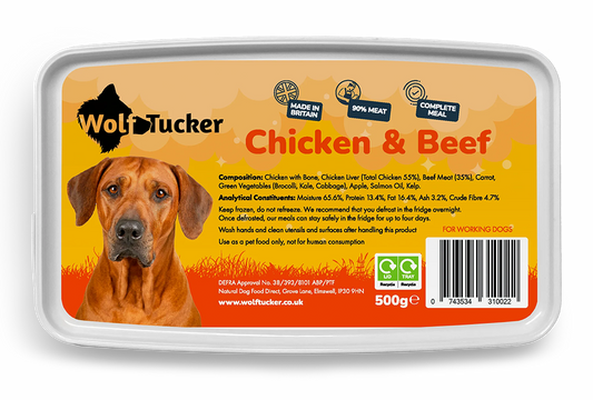 Wolf Tucker Working Dog Chicken & Beef